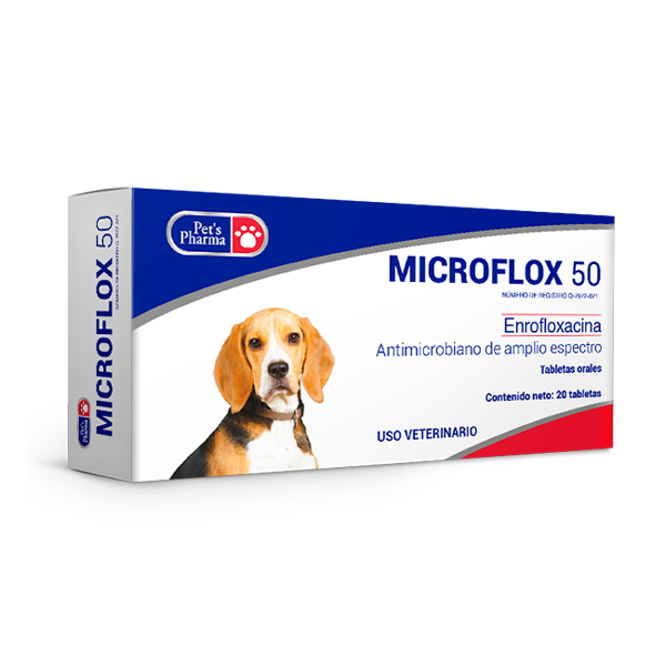 Pets Pharma Microflox 50 20Tabs 50 Mg