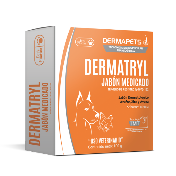 PETS PHARMA DERMATRYL JABON MEDICADO 100 G