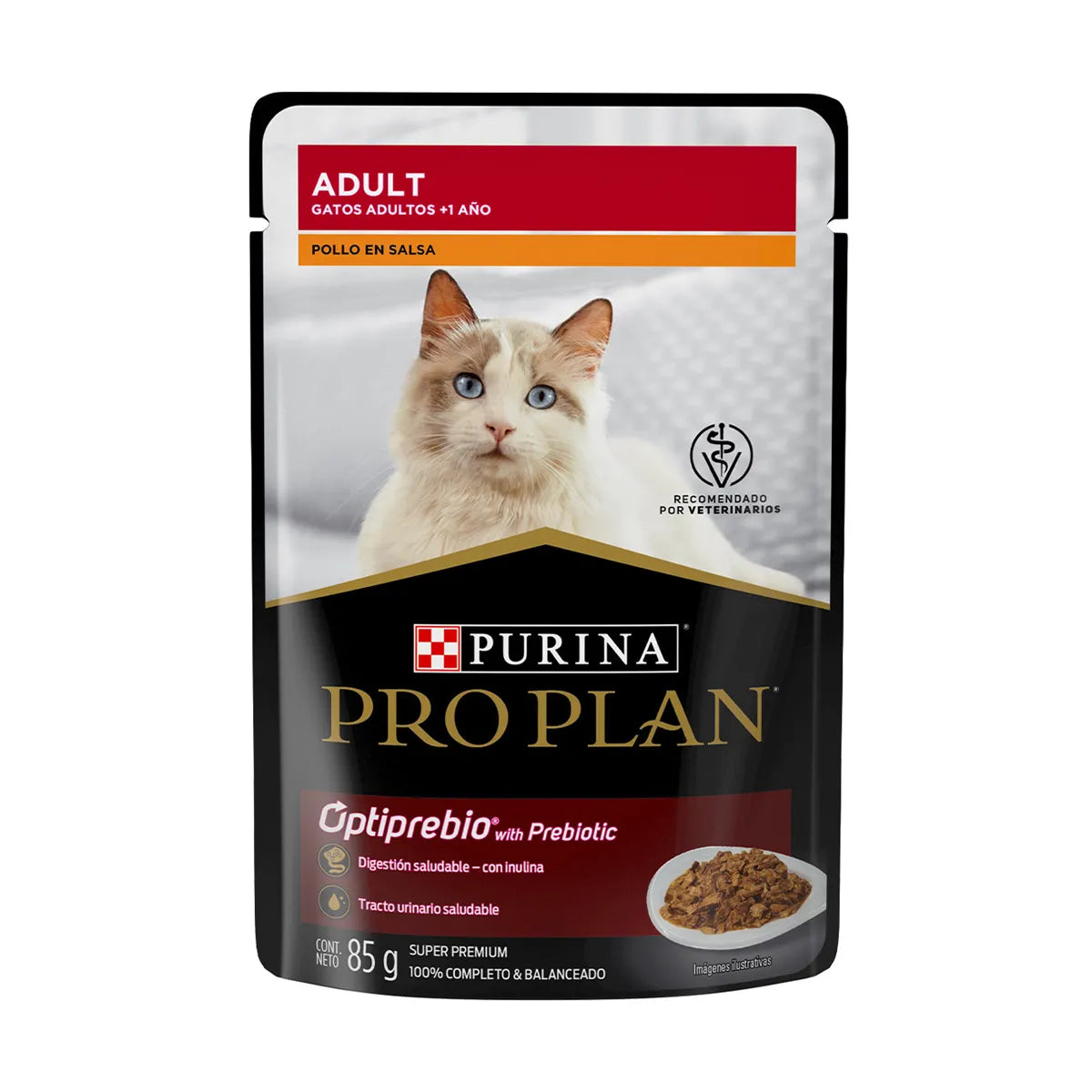 Proplan Pouch Gato Adulto Pollo Caja 24 Pz
