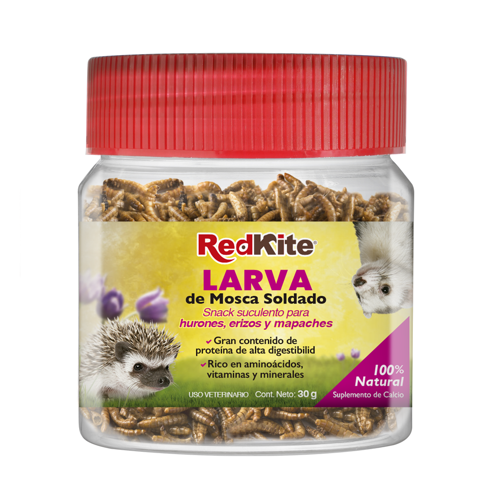 Red Kite Alimento Larva De Mosca 30 Grs