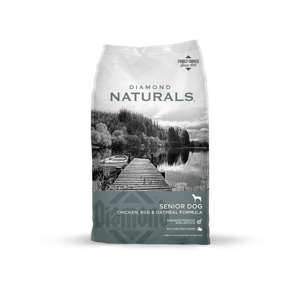 Diamond Naturals Senior Dog Chicken, Egg & Oatmeal 18 Lb (8.16 Kg)