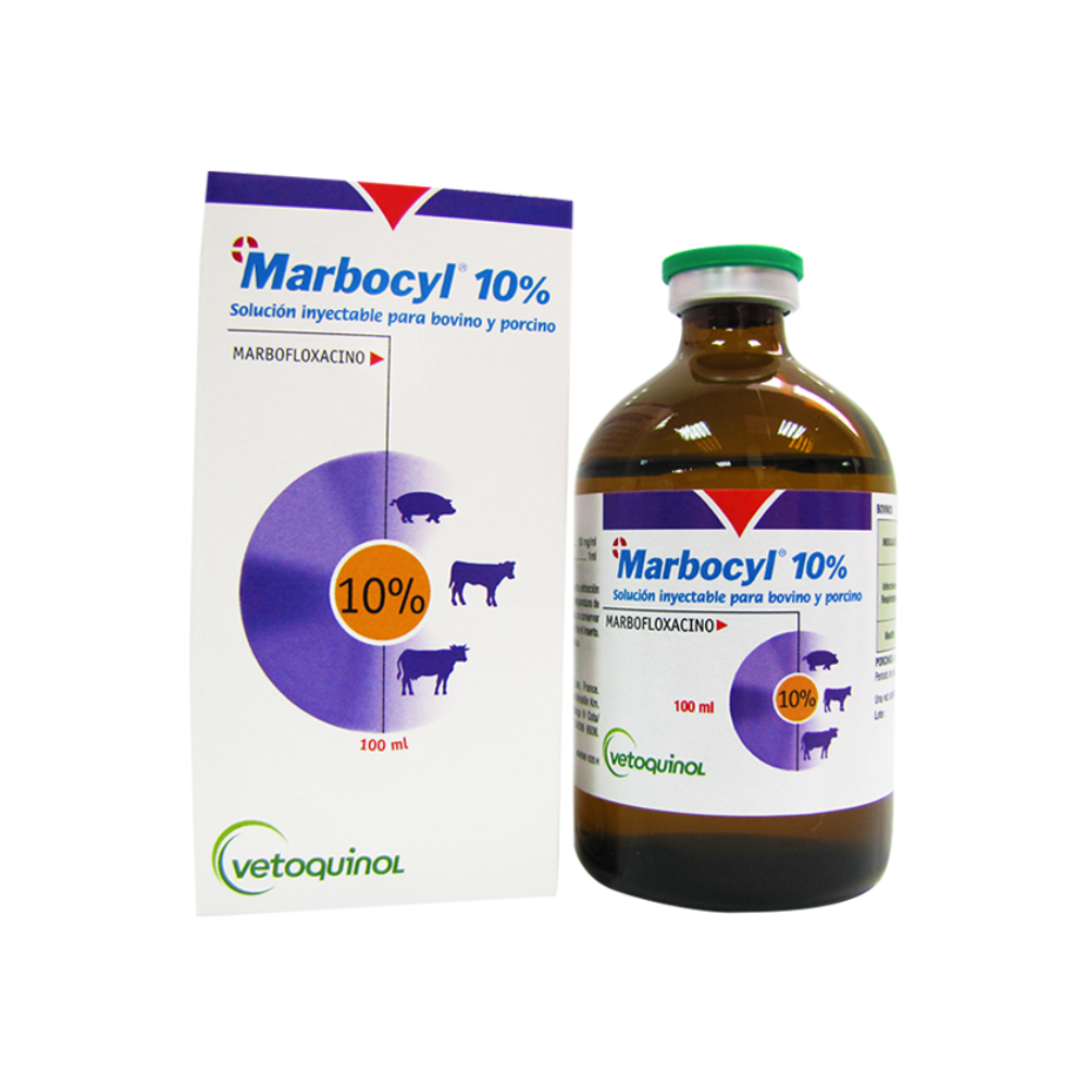 Vetoquinol Marbocyl 10% Iny 100 Ml