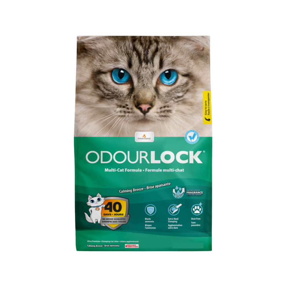 Intersand Odorlock Arena Para Gato Aroma Brisa Relajante 25 Lb