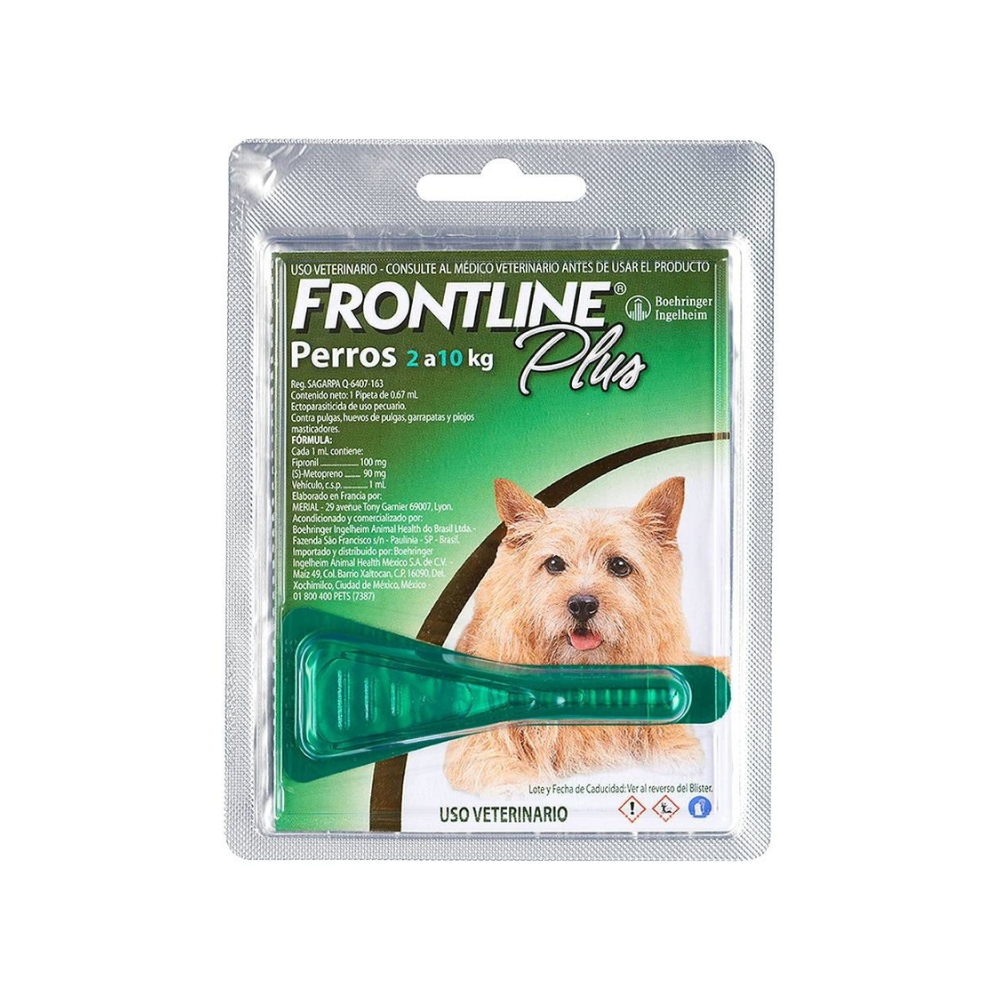 Boehringer Frontline Plus Perro S 2-10 Kg 1 Pip