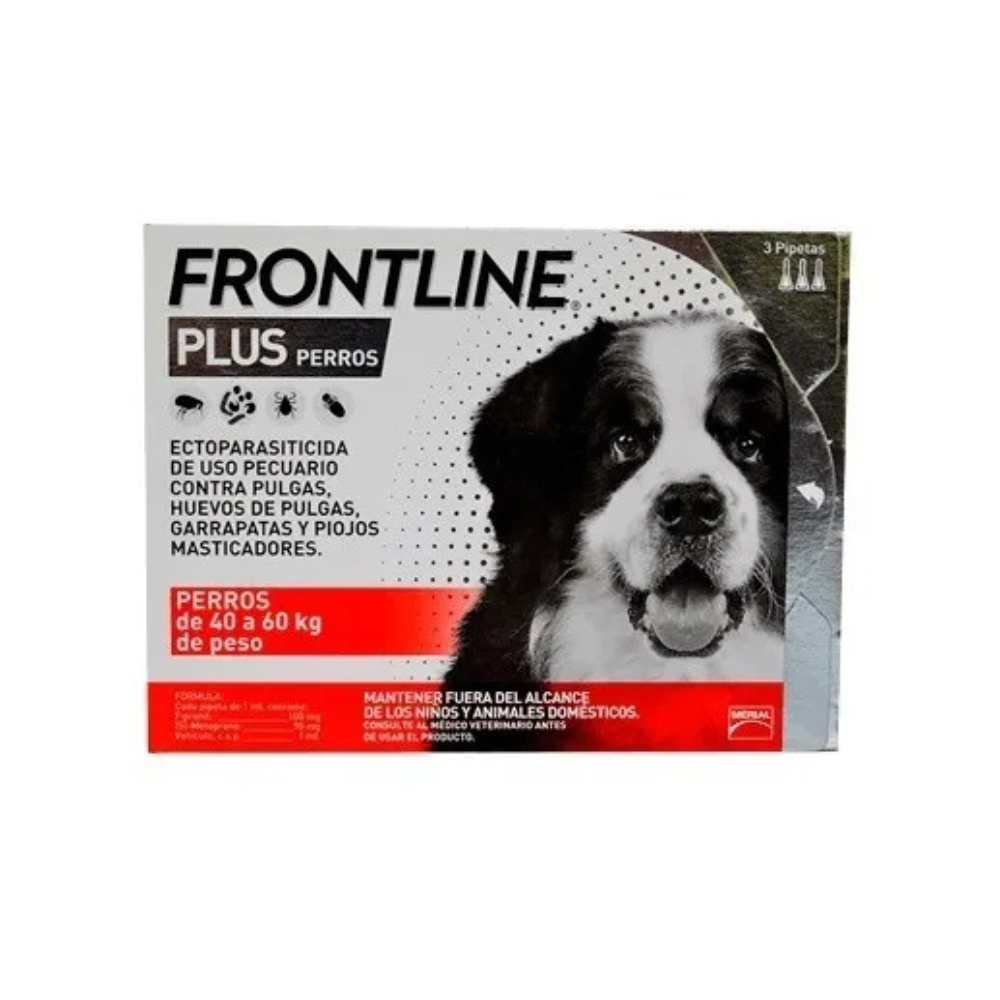 Boehringer Frontline Plus Perro Xl 40-60 Kg 3 Pip