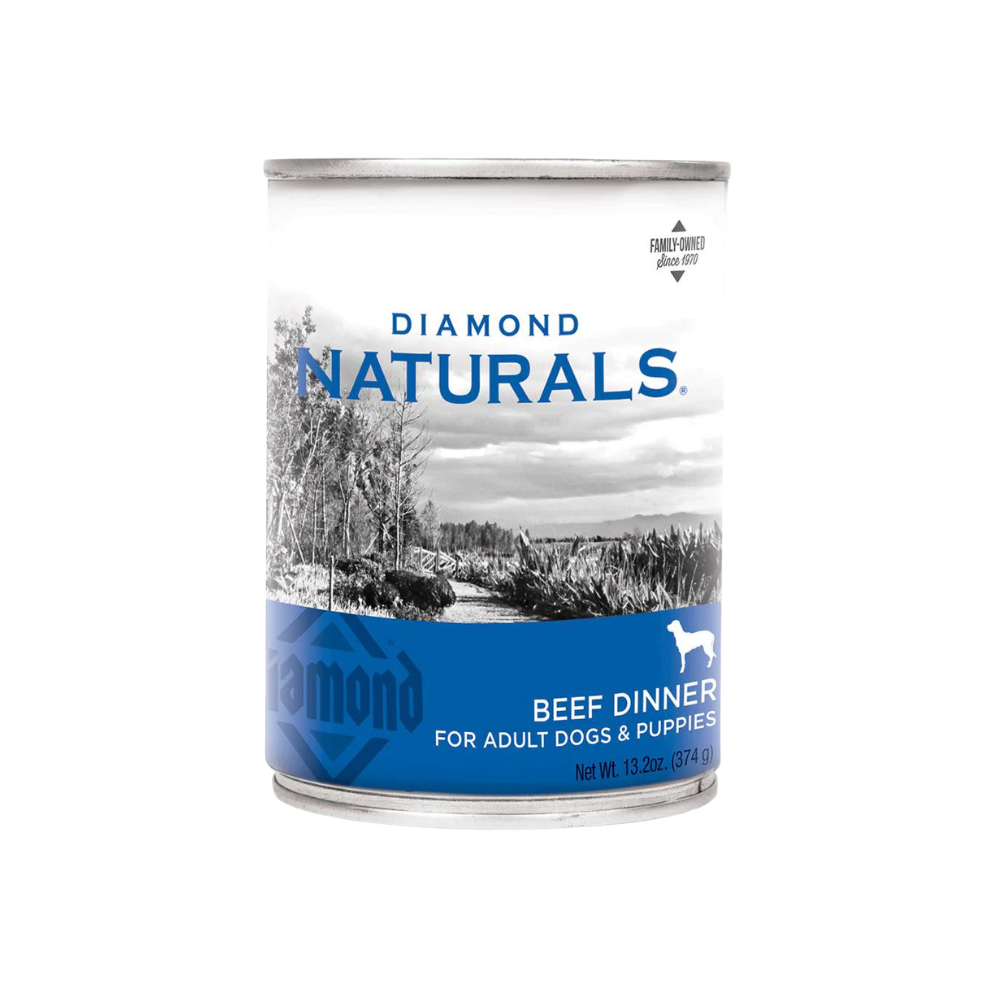 Diamond Beef Dinner For Adult Dogs & Puppies Lata 374 G