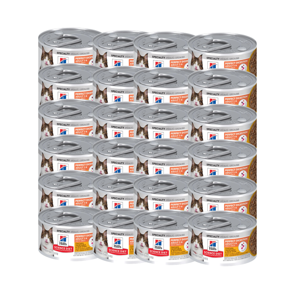 Hills Adult Perfect Digestion Gato Lata 2.9Oz 24 Pz