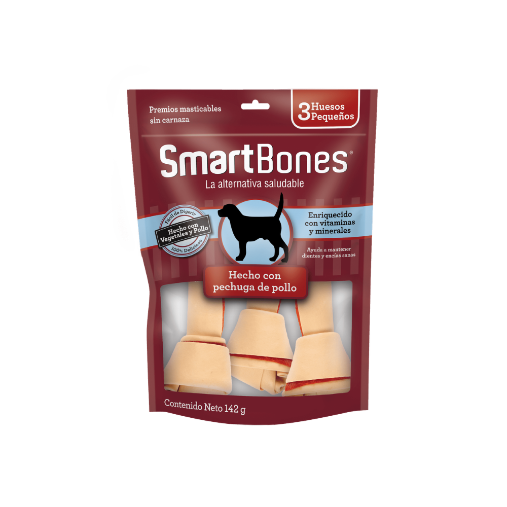 Smartbones Pechuga Pollo 3Pz Hueso Peq