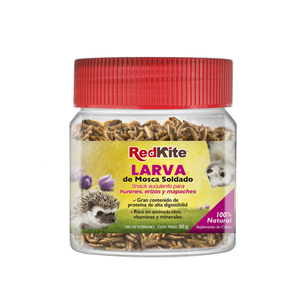 Red Kite Alimento Larva De Mosca 34 Grs