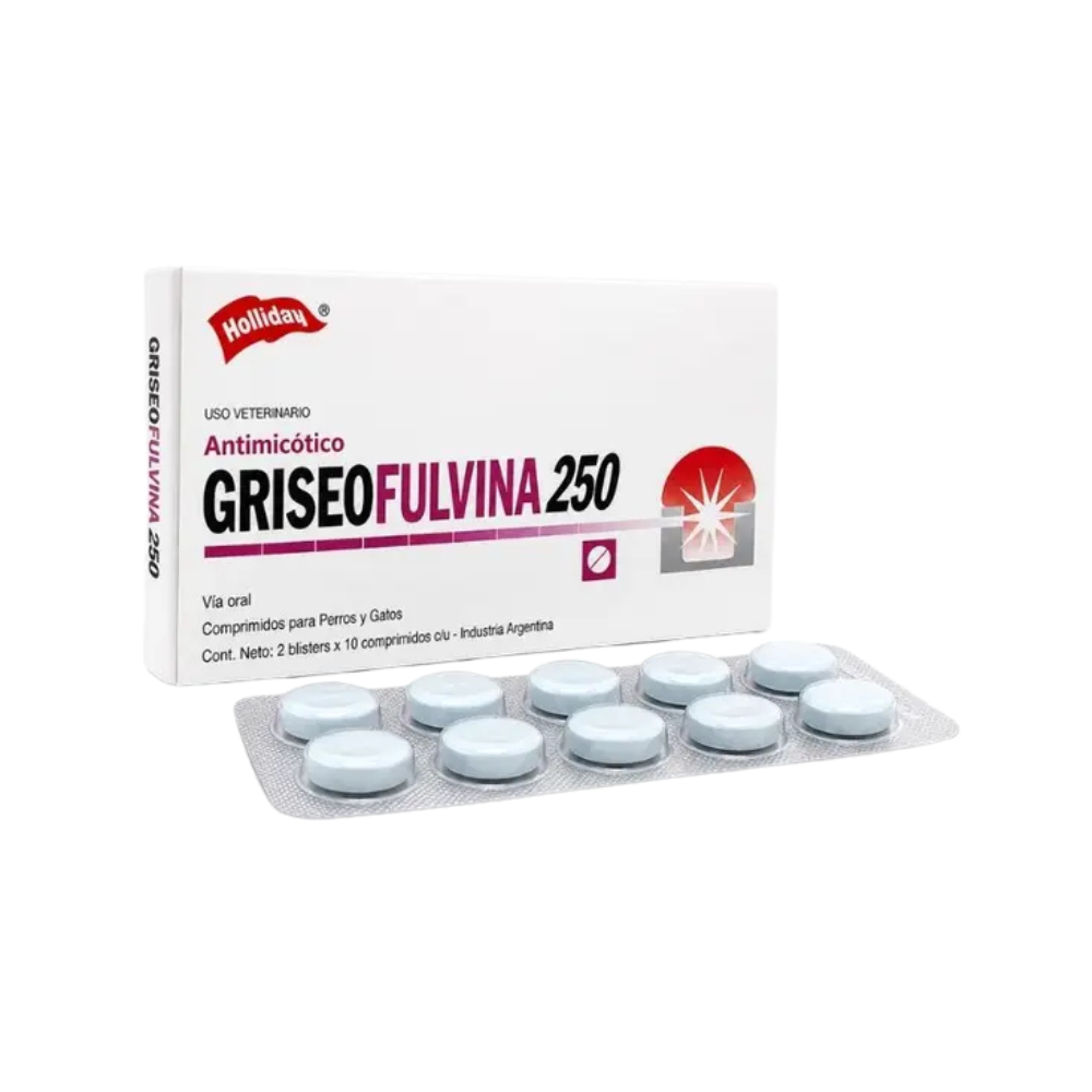 Holliday Griseofulvina 250 Mg 20 Tab
