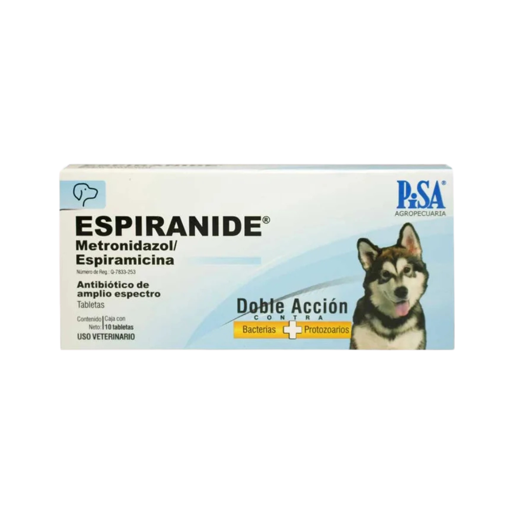 Pisa Espiranide (Metroni 125Mg/ Espirami 750000Ui) 10Tab