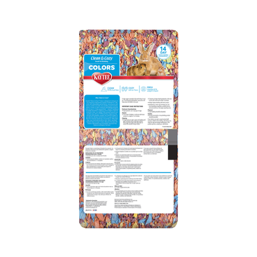 Kaytee Sustrato Clean & Cozy Colors Kaleidoscope 24.6 L