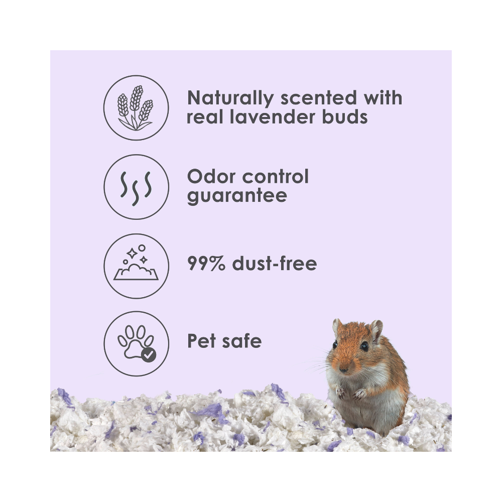 Kaytee Sustrato Clean & Cozy Bco Lavanda 24.6 L