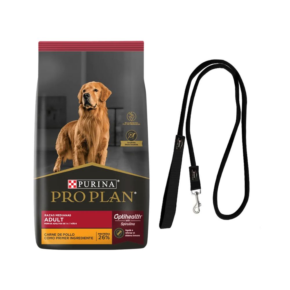 Proplan Adulto Rmed 17.5 Kg + Correa