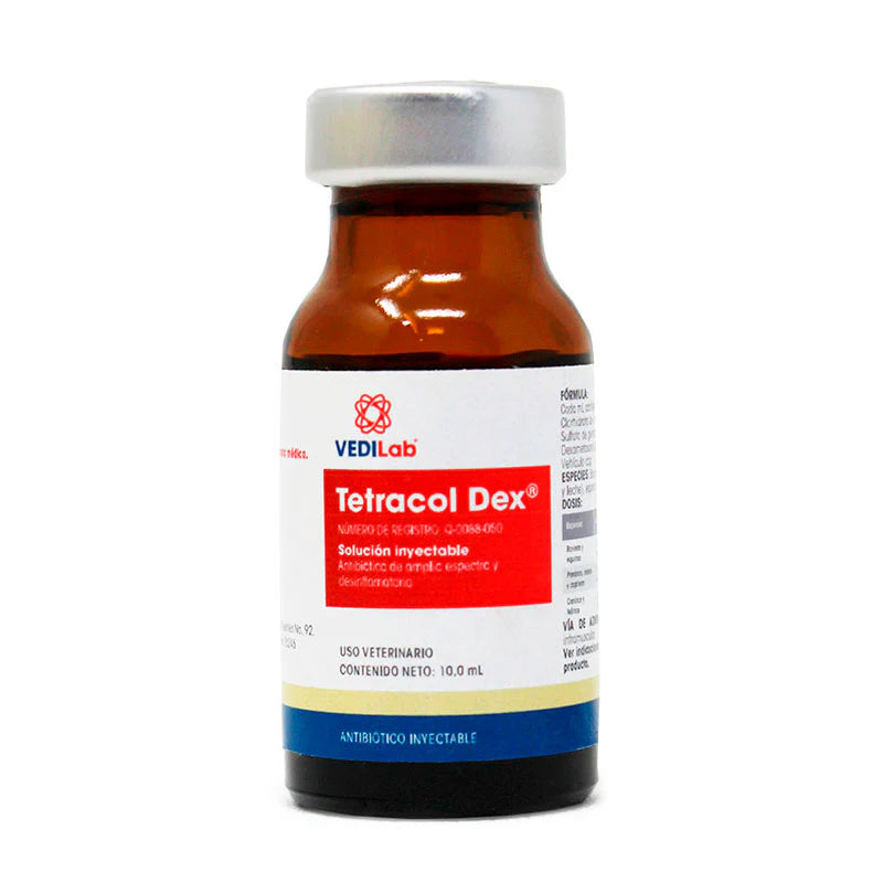Vedilab Tetracol Dex 10 Ml Inyectable