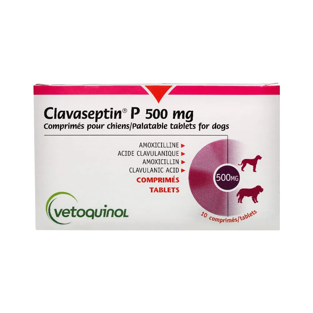 Vetoquinol Clavaseptin 500Mg 10 Comprimidos
