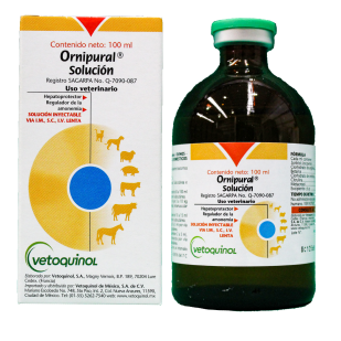 VETOQUINOL ORNIPURAL SOLUCION 100 ML