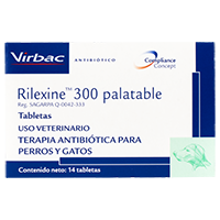 VIRBAC RILEXINE 300 MG 14 TABLETAS