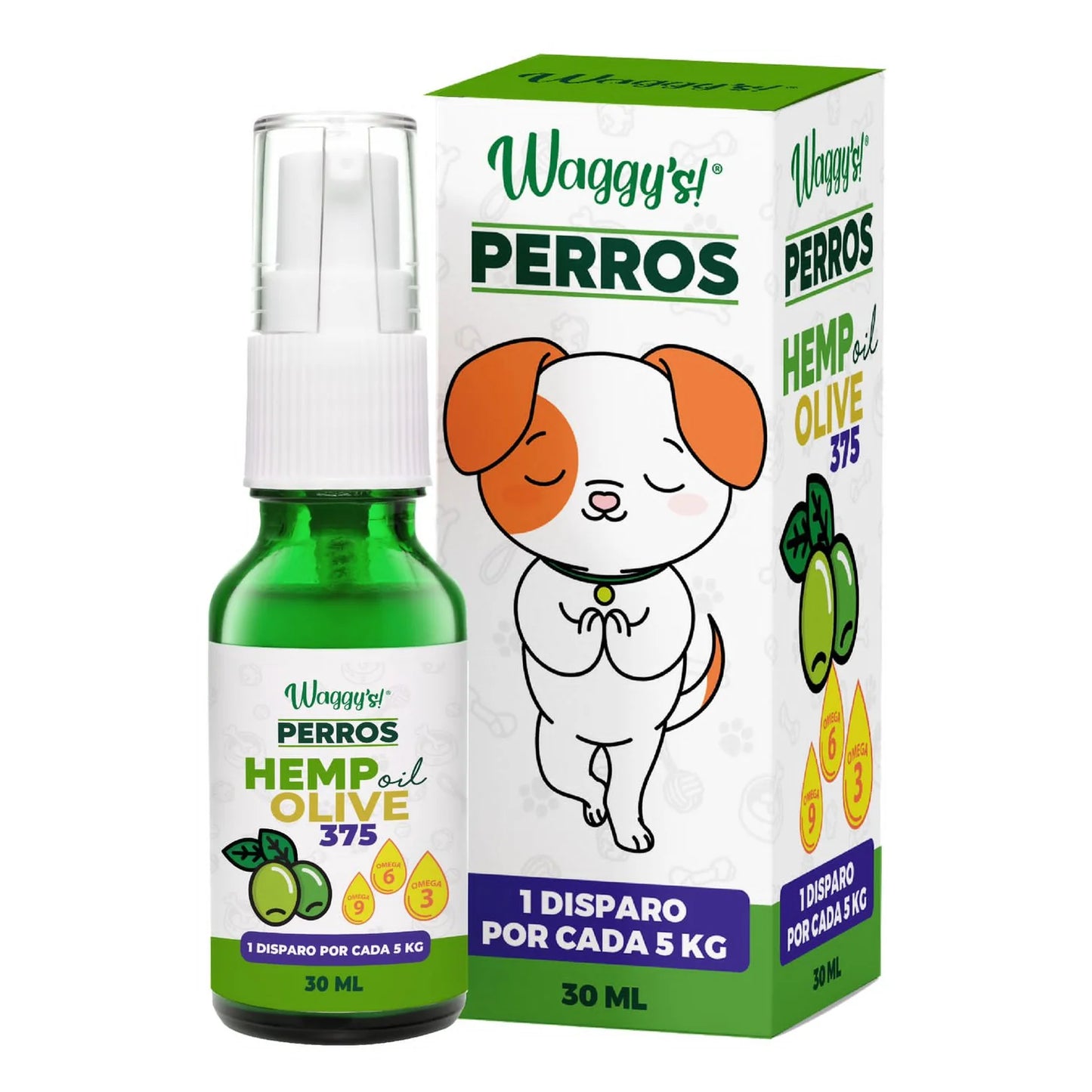 Waggys Aceite Oliva Perro 375Mg