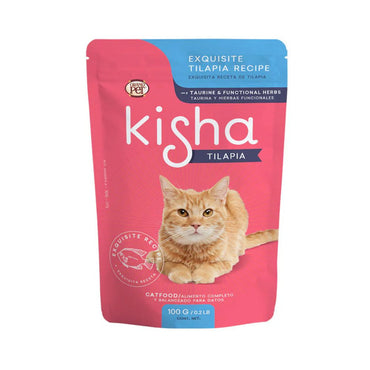 Grand Pet 10 Sobres Kisha Tilapia Gato