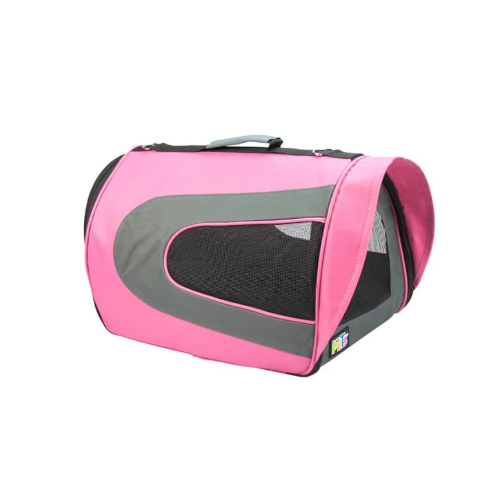 Fancy Pets Transportadora Tela Vicera Rosa