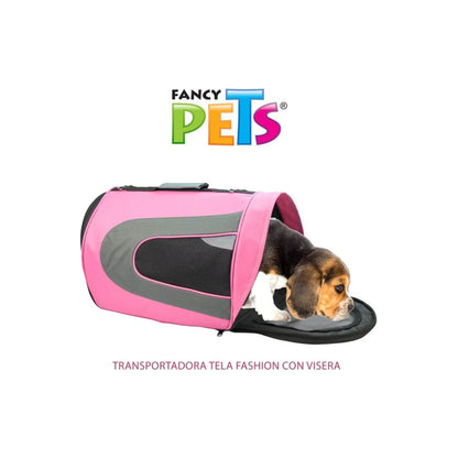 Fancy Pets Transportadora Tela Vicera Rosa