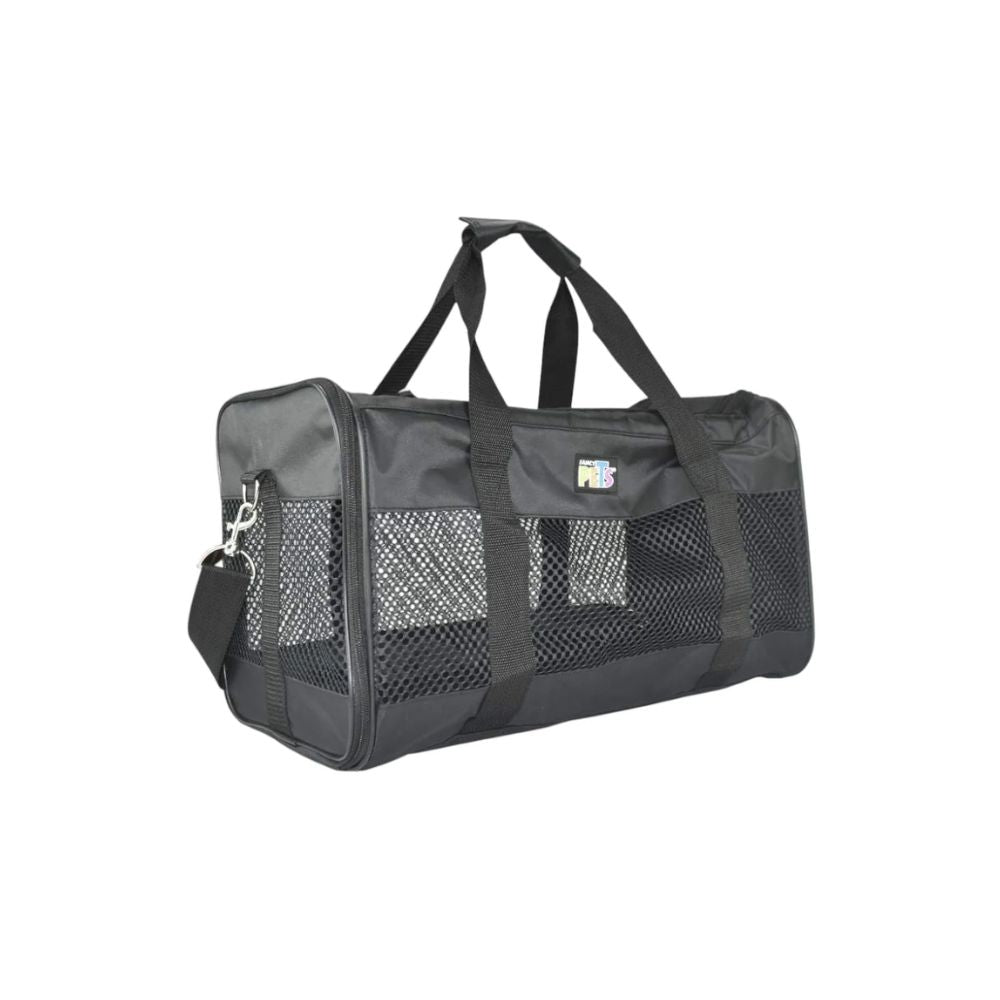 Fancy Pets Transportadora De Tela Basic Chica/Negra