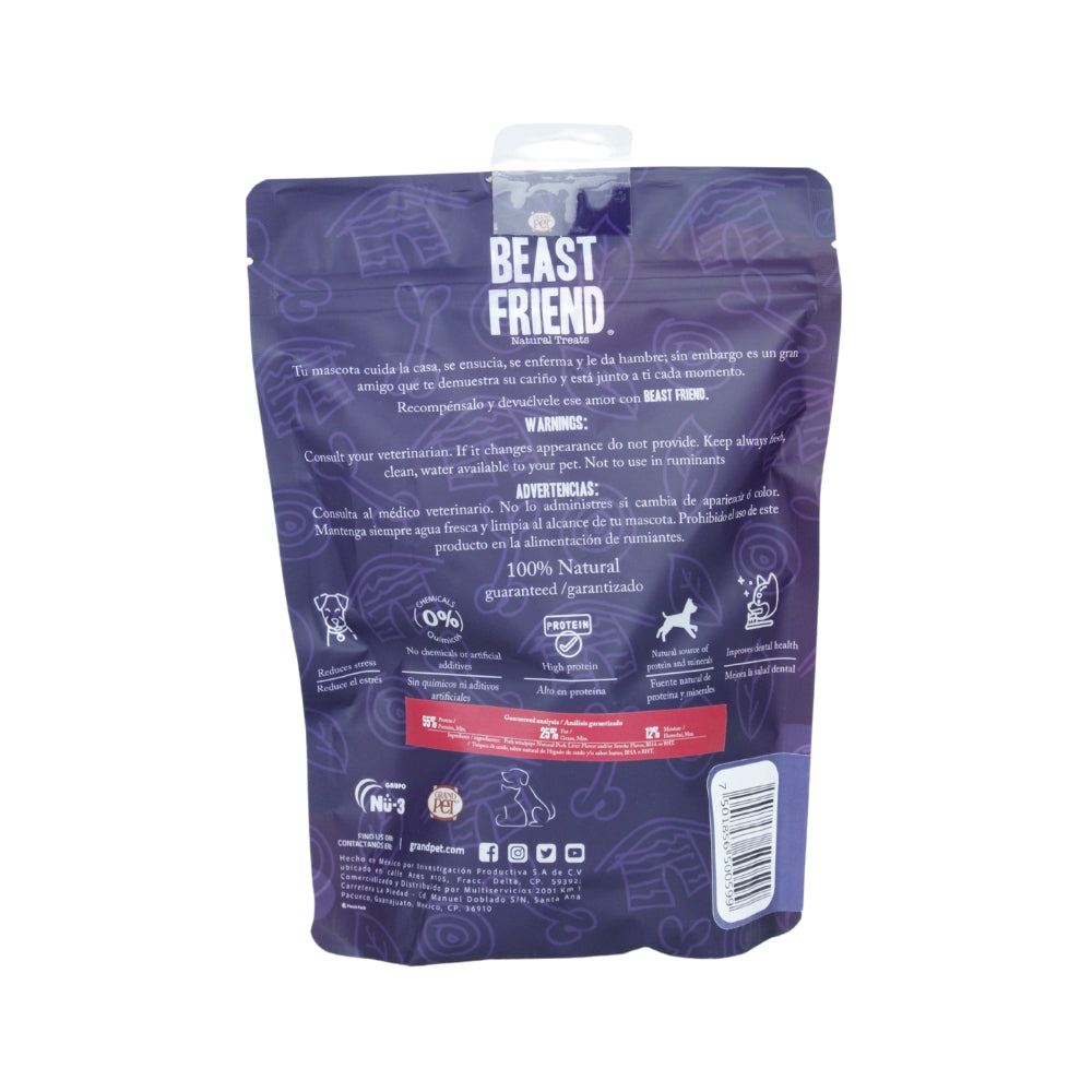 Grandpet Beast Friend Traquea De Cerdo 50 G