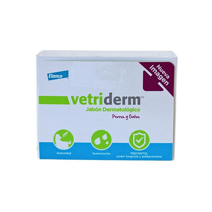 Elanco Vetriderm Jabon Dermatologico 100 G