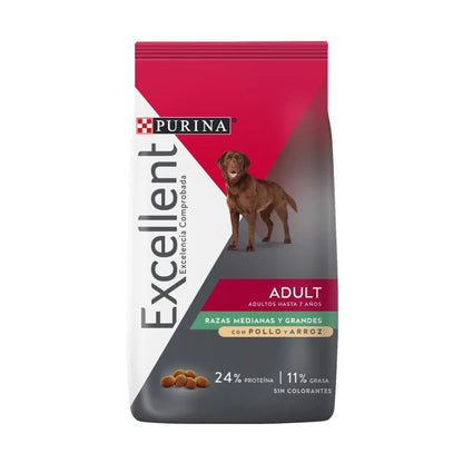 PURINA EXCELLENT ADULTO RAZA MEDIANA GRANDE 1.5 KG
