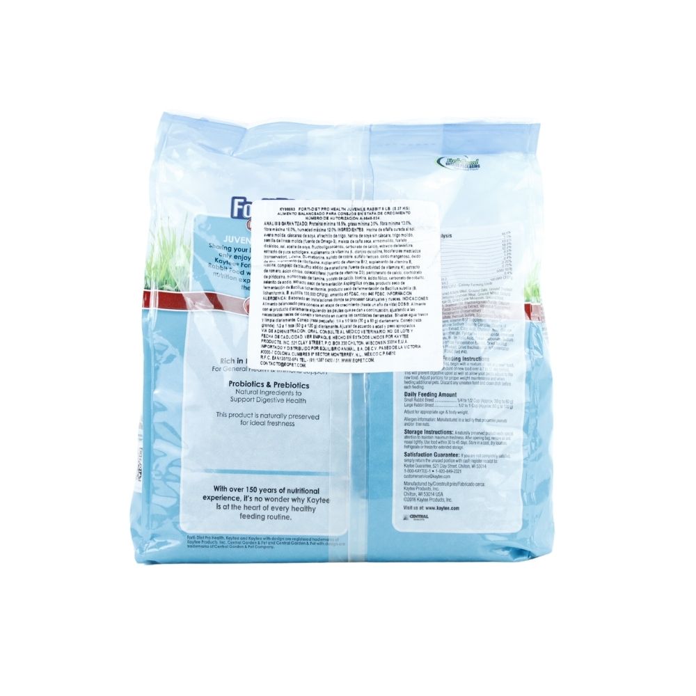 Kaytee Forti-Diet Prohealth Conejo Juvenil 2.27Kg