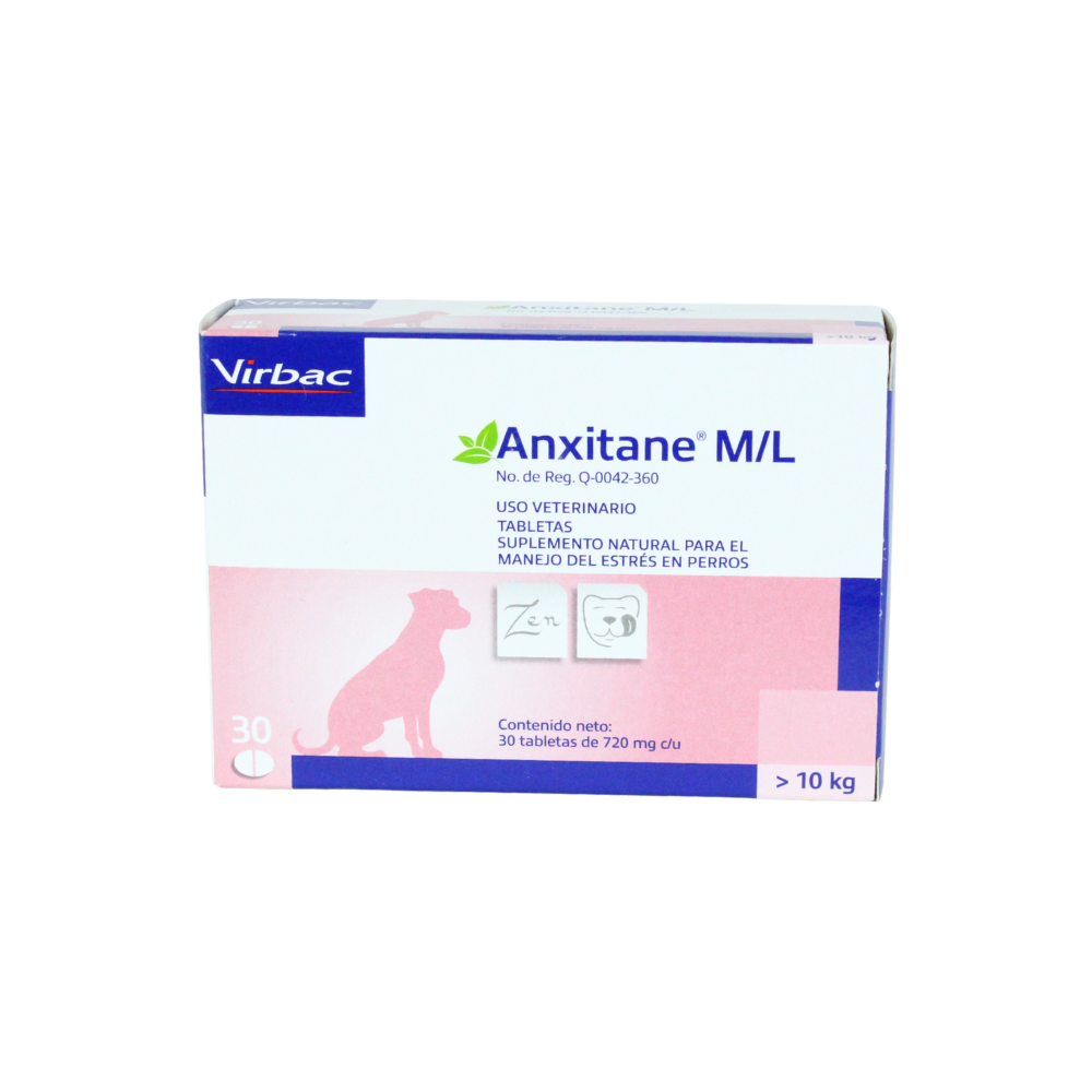 Virbac Anxitane M/L Perros > 10 Kg Caja 30 Tab