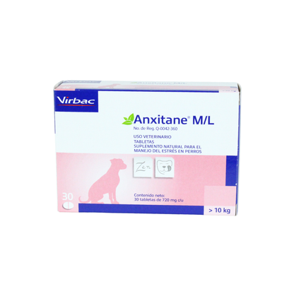 Virbac Anxitane M/L Perros > 10 Kg Caja 30 Tab