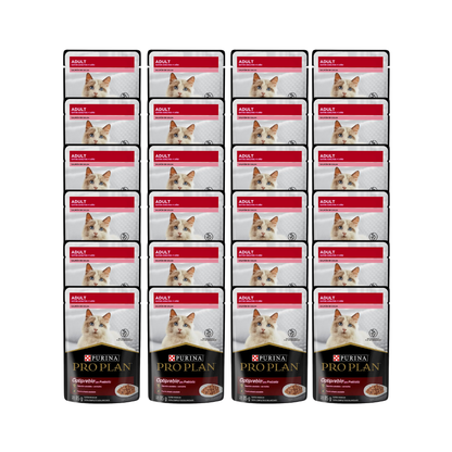 Proplan Pouch Gato Salmon Caja 24 Pz