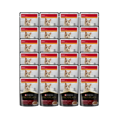 Proplan Pouch Gato Adulto Pollo Caja 24 Pz