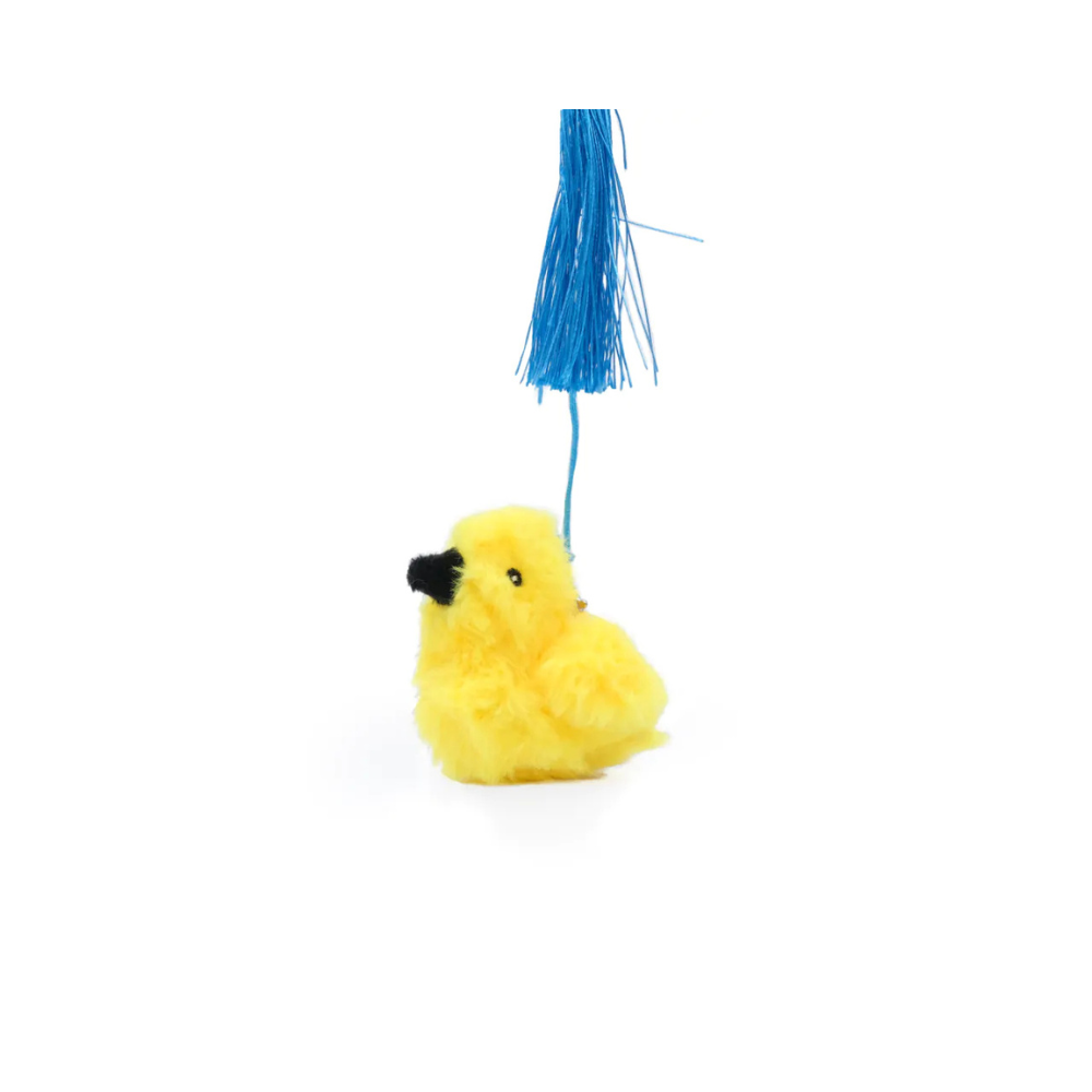 Zippy Claws Peluche Para Gato Vara Bambu Y Ave