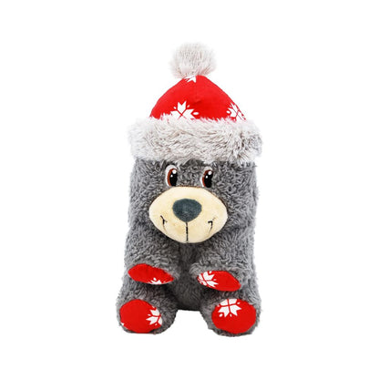 Kong Peluche Holliday Oso Blanco/Gris