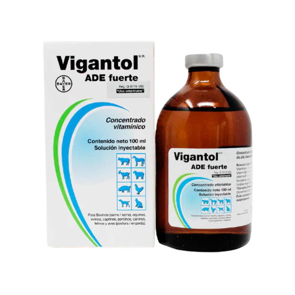 Elanco Vigantol Inyectable 100 Ml Vit A, D3, E