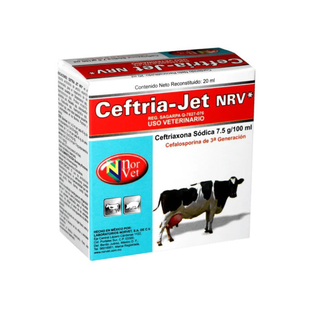 Norvet Ceftria-Jet Nrv Base 7.5/100Ml