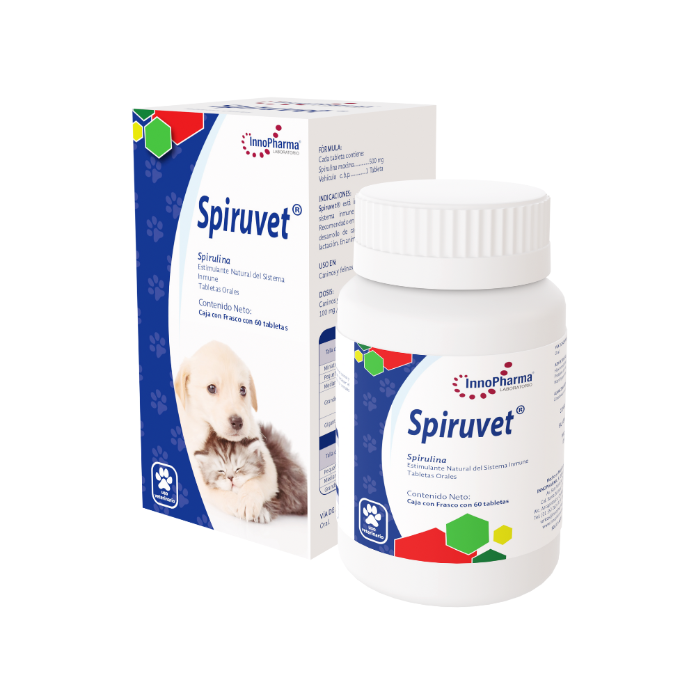 Innopharma Spiruvet 60 Tabletas