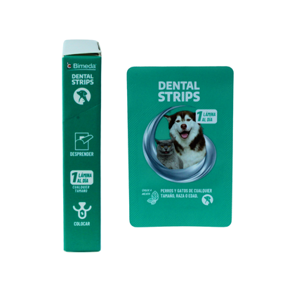 Bimeda Petfast Dental Strips Suplemento 30 Laminas Orales 5.2 G
