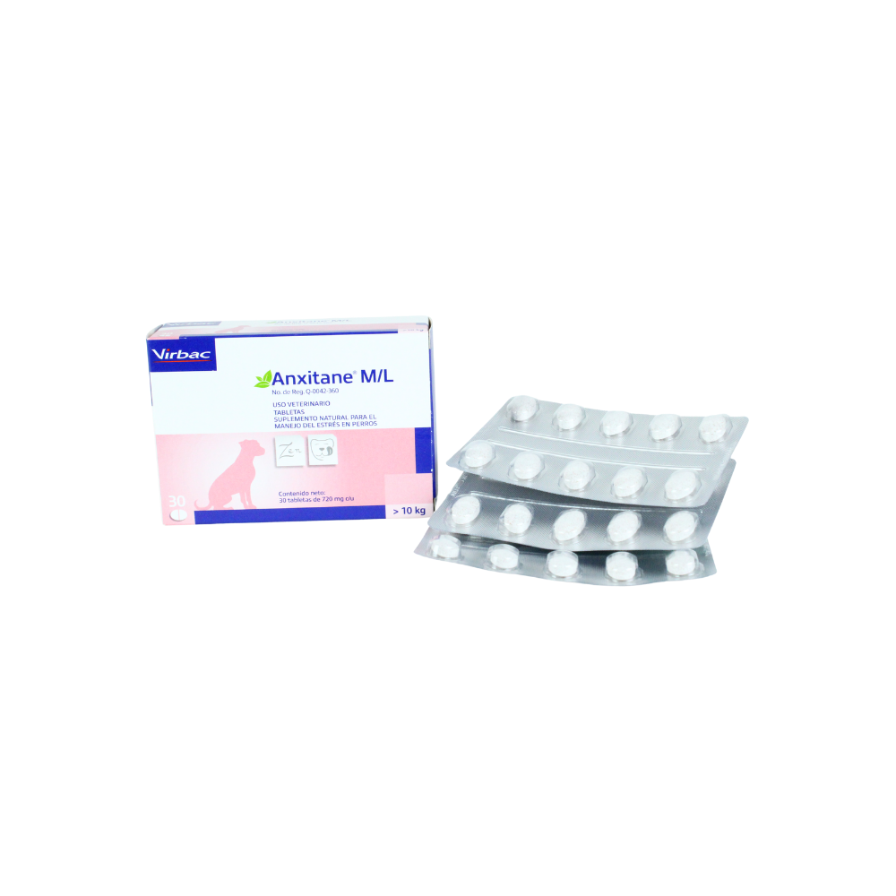 Virbac Anxitane M/L Perros > 10 Kg Caja 30 Tab
