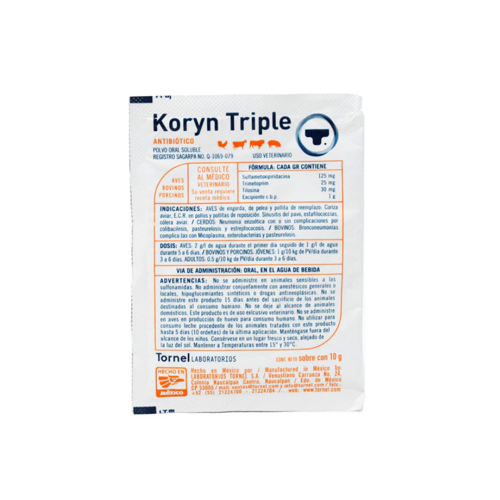 Tornel Koryn Triple Polvo Oral 10 G