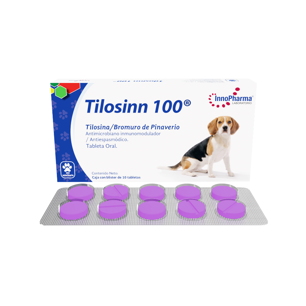Innopharma Tilosinn (Tilosina100mg/ Bromdepin 50Mg) 10Tab