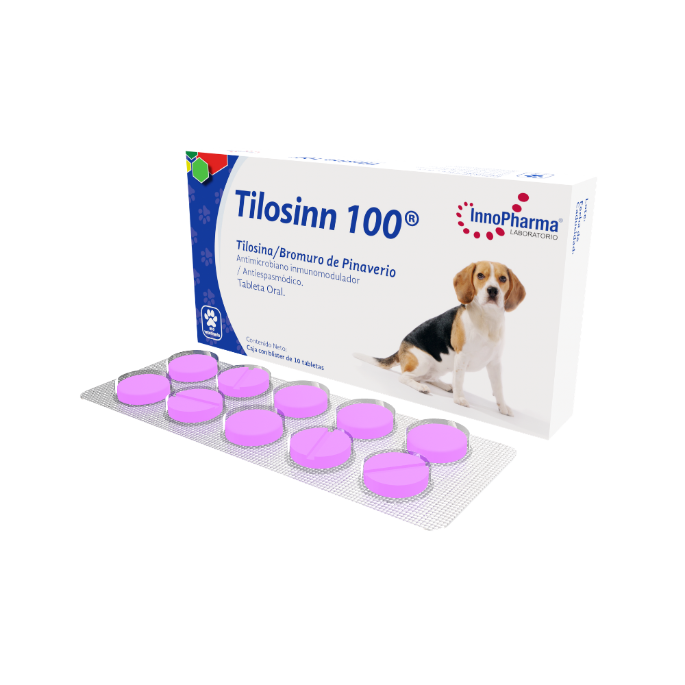 Innopharma Tilosinn (Tilosina100mg/ Bromdepin 50Mg) 10Tab