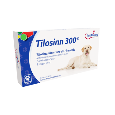 Innopharma Tilosinn (Tilosin 300Mg/Brom. Pinav 150Mg) 10Tab
