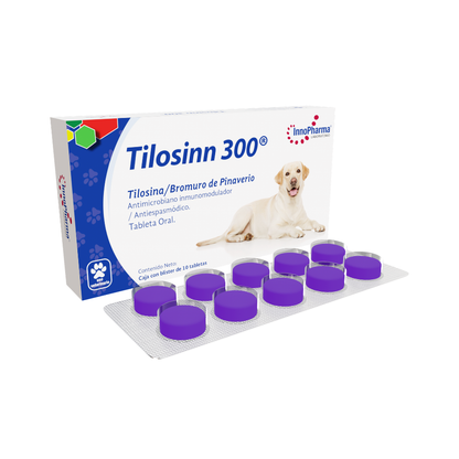 Innopharma Tilosinn (Tilosin 300Mg/Brom. Pinav 150Mg) 10Tab