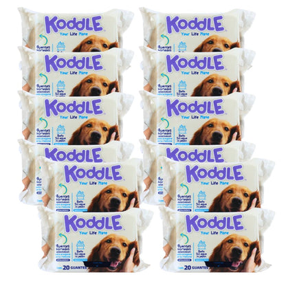 Koddle Guante Húmedo 12 Pack Con 20 Guantes Cada Uno