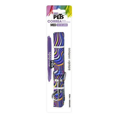 FANCY PETS CORREA MED AQUA POP P/PERRO