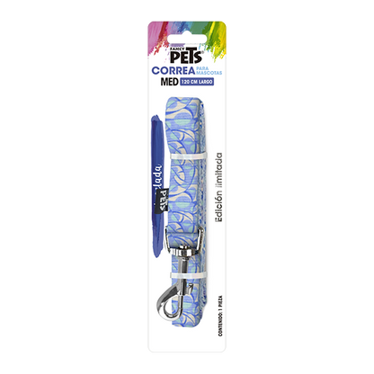 FANCY PETS CORREA MED SKY LOOK P/PERRO